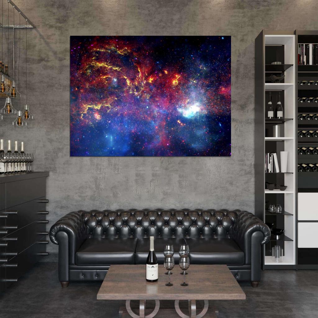 Hubble Chandra Spitzer NASA Beautiful Nebula Space Milky Way Galaxy Stars Wall Art Print Poster