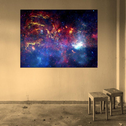 Hubble Chandra Spitzer NASA Beautiful Nebula Space Milky Way Galaxy Stars Wall Art Print Poster
