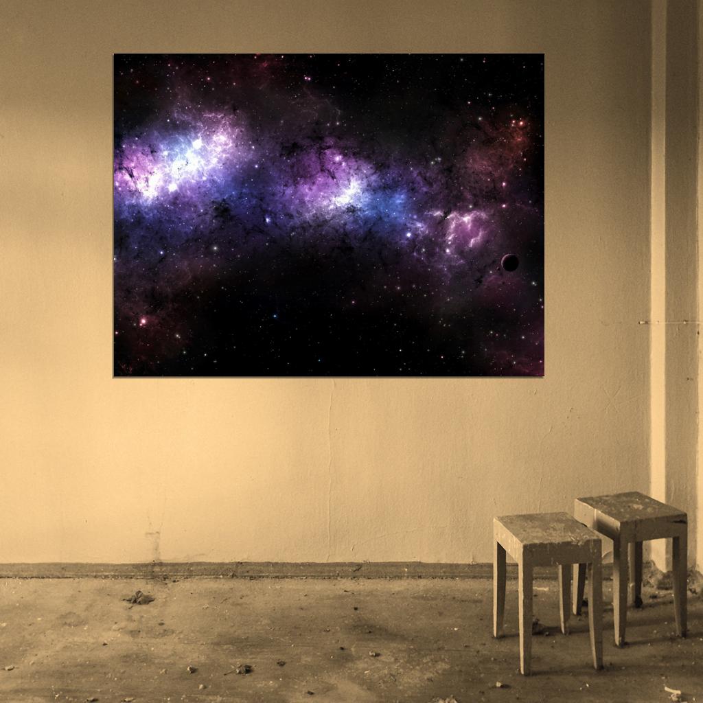Amazing Beautiful Universe Nebula Space Galaxy Stars Wall Art Print Poster
