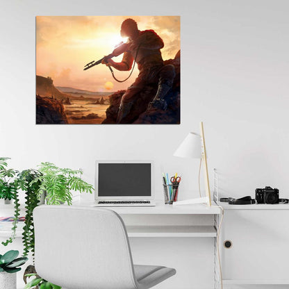 Bossk Trandoshan Bounty Hunter Tatooine Star Wars Art Wall Art Print Poster