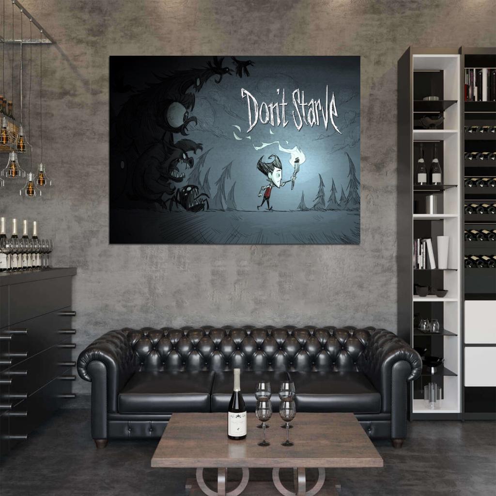 Don't Starve Wilson Higgsbury Video Game Art Wall Art Print Poster