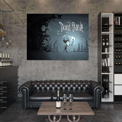 Don't Starve Wilson Higgsbury Video Game Art Wall Art Print Poster
