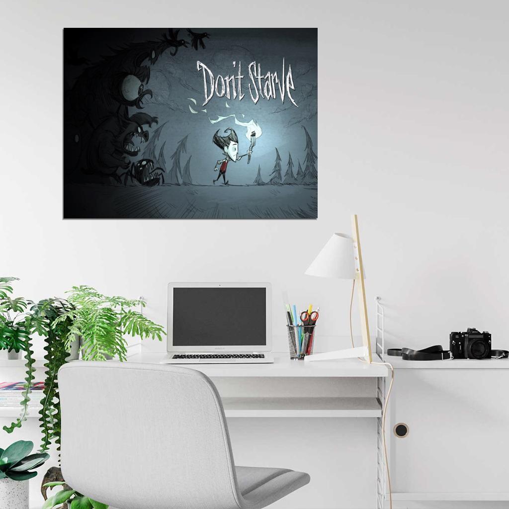 Don't Starve Wilson Higgsbury Video Game Art Wall Art Print Poster