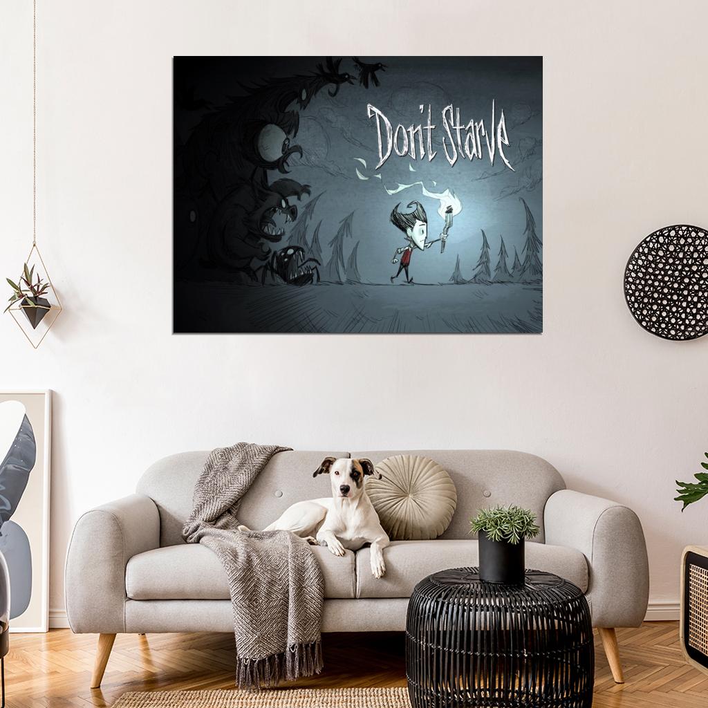 Don't Starve Wilson Higgsbury Video Game Art Wall Art Print Poster