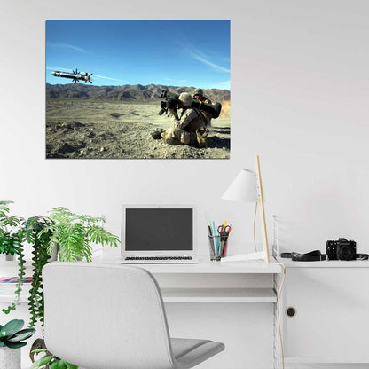 FGM-148 Javelin US Army Soldier War Military Wall Art Print Poster