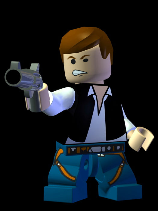 Han Solo LEGO Star Wars Cool Art Wall Art Print Poster