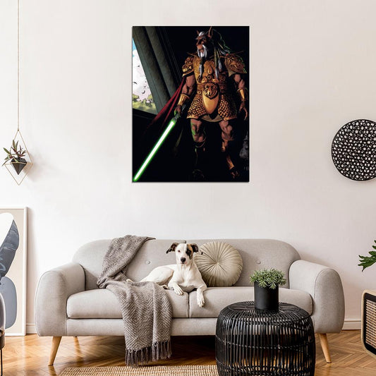 Kai Hudorra Bothan Jedi Master Star Wars Art Lightsaber Wall Art Print Poster