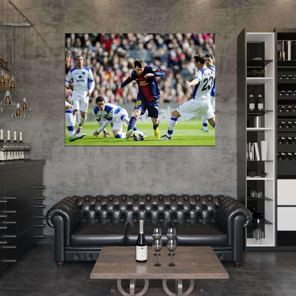 Lionel Messi Leo FC Camp Nou Wall Art Print Poster