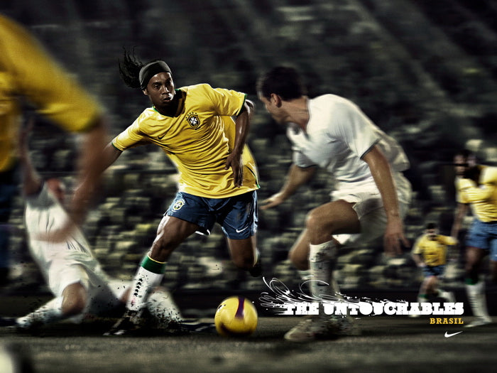 Ronaldinho Brazil Ronaldo de Assis Moreira Football Soccer Wall Art Print Poster