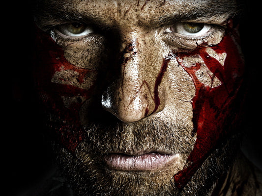 Spartacus TV Series Liam McIntyre Blood Portrait Actor Wall Art Print Poster
