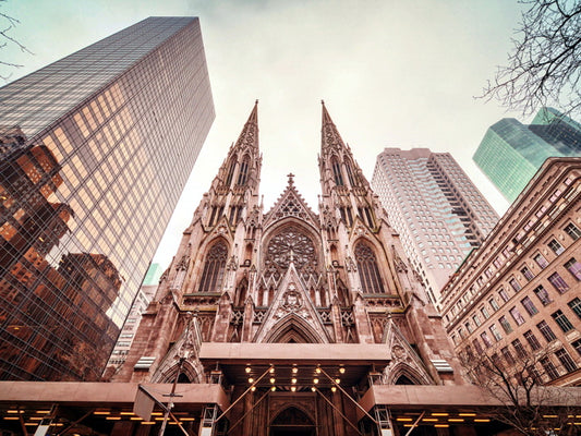 St. Patrick's Cathedral New York USA City Wall Art Print Poster