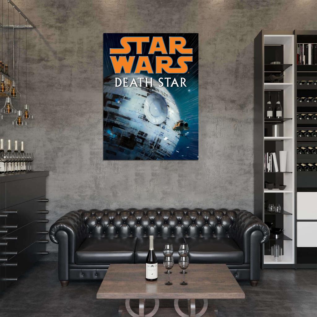 Death Star Amazing Art Star Wars Movie Wall Art Print Poster