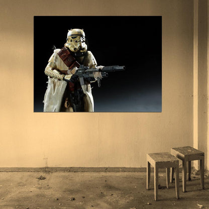 Tusken Sandtrooper Stormtrooper Raider Tatooine Star Wars Art Wall Art Print Poster