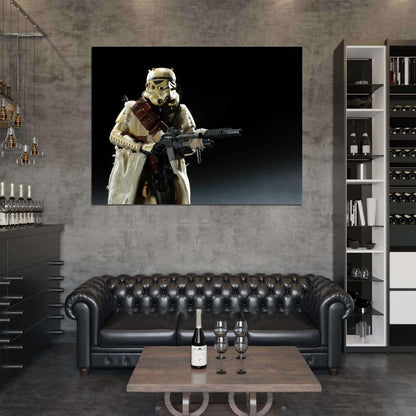 Tusken Sandtrooper Stormtrooper Raider Tatooine Star Wars Art Wall Art Print Poster