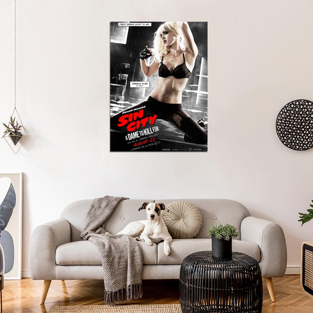 Sin City Jessica Alba Hot Movie Wall Art Print Poster