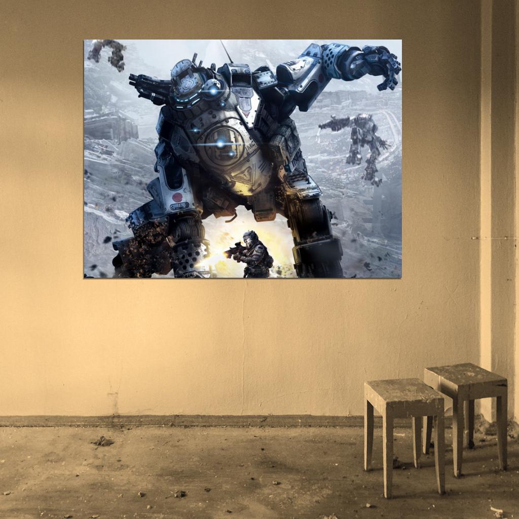 Titanfall Awesome Video Game Art Mech Wall Art Print Poster