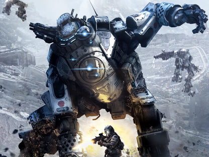Titanfall Awesome Video Game Art Mech Wall Art Print Poster
