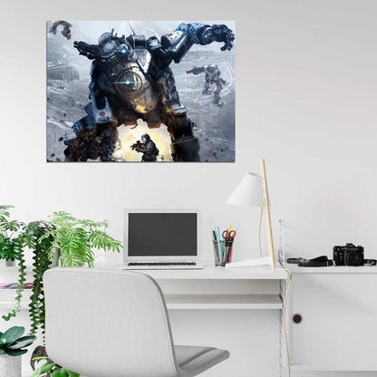 Titanfall Awesome Video Game Art Mech Wall Art Print Poster