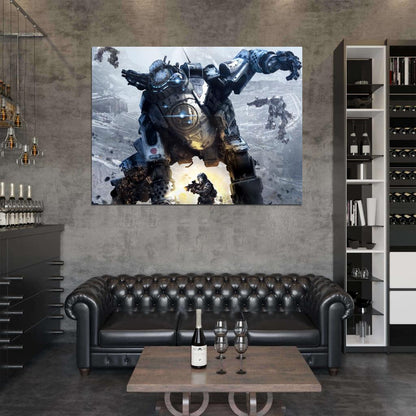 Titanfall Awesome Video Game Art Mech Wall Art Print Poster