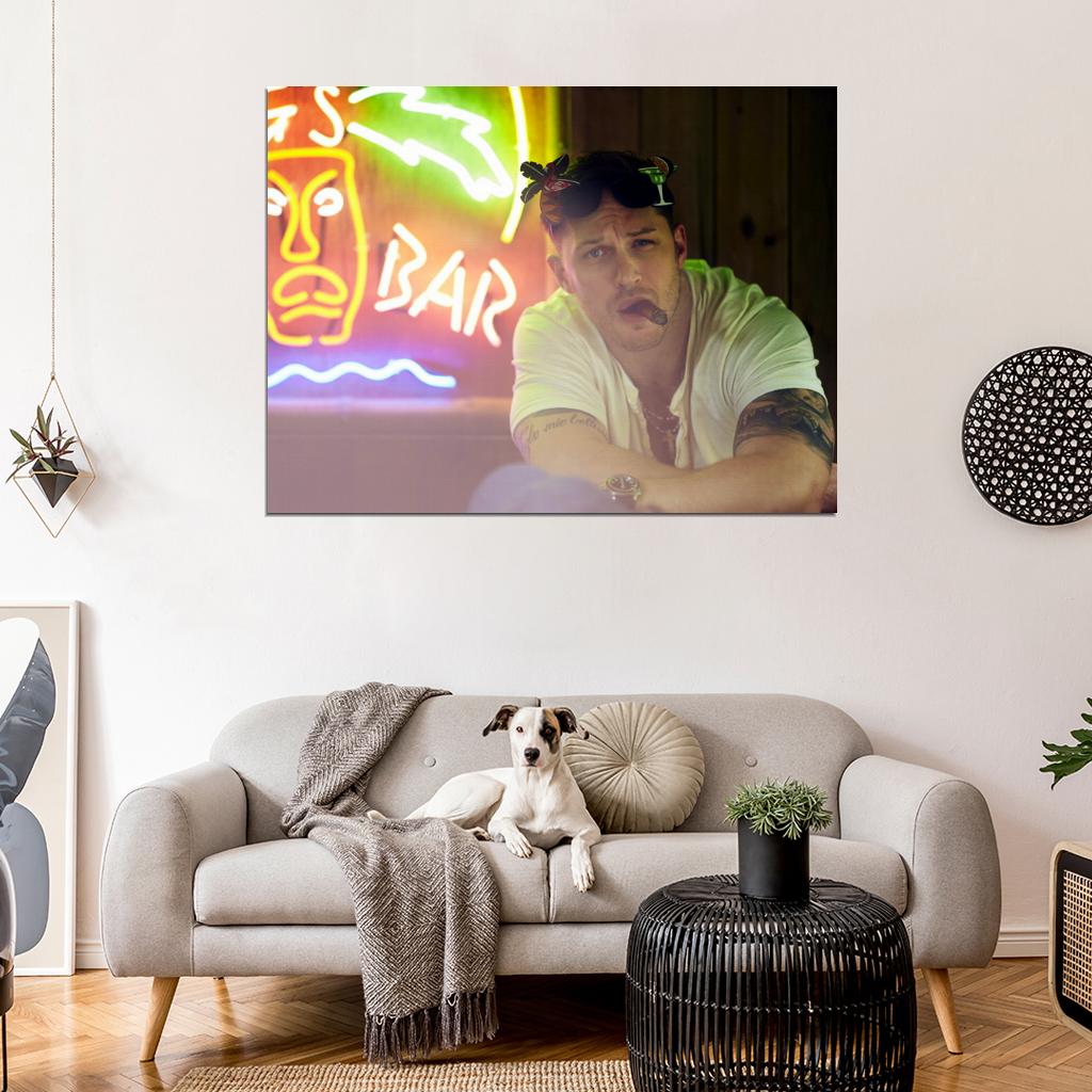 Tom Hardy Smoking Movie Actor Hot Wall Art Print Poster