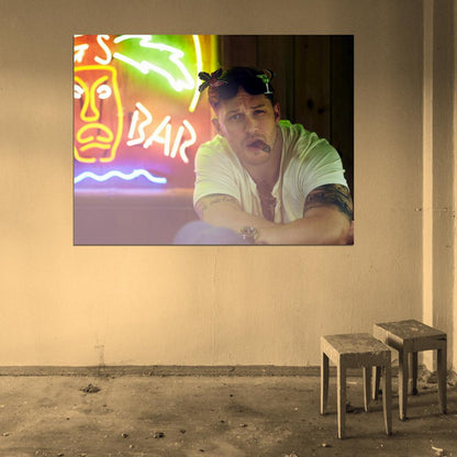 Tom Hardy Smoking Movie Actor Hot Wall Art Print Poster