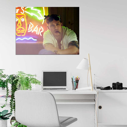 Tom Hardy Smoking Movie Actor Hot Wall Art Print Poster