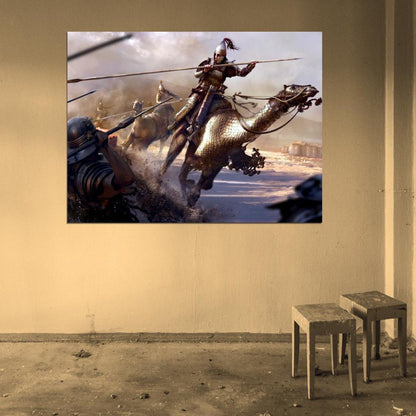 Total War Rome 2 Video Game Epic Battle Art Wall Art Print Poster