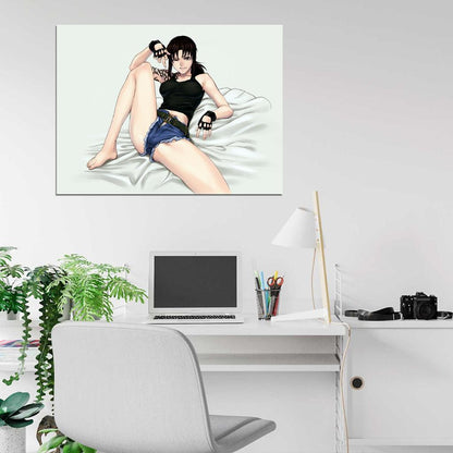 Revy Sexy Girl Black Lagoon Hot Legs Anime Manga Art Wall Art Print Poster