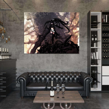 Black Rock Shooter Mato Kuroi Anime Manga Art Wall Art Print Poster