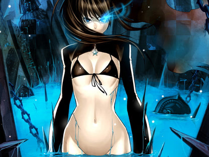 Black Rock Shooter Mato Kuroi Hot Nude Sexy Anime Manga Art Wall Art Print Poster