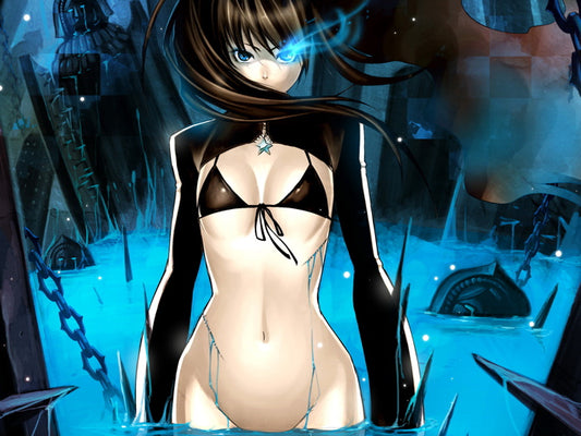 Black Rock Shooter Mato Kuroi Hot Nude Sexy Anime Manga Art Wall Art Print Poster