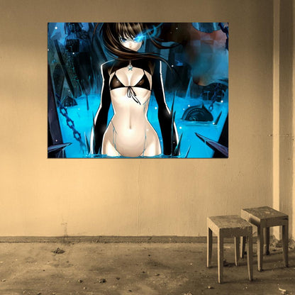 Black Rock Shooter Mato Kuroi Hot Nude Sexy Anime Manga Art Wall Art Print Poster