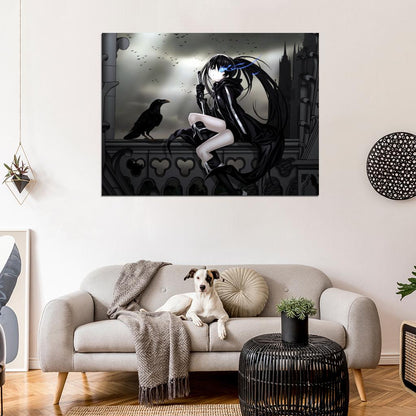 Black Rock Shooter Mato Kuroi Awesome Anime Manga Art Wall Art Print Poster