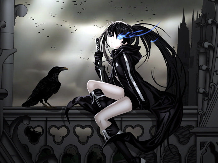 Black Rock Shooter Mato Kuroi Awesome Anime Manga Art Wall Art Print Poster