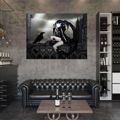 Black Rock Shooter Mato Kuroi Awesome Anime Manga Art Wall Art Print Poster