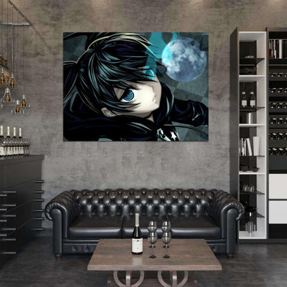 Black Rock Shooter Mato Kuroi Beautiful Anime Manga Art Wall Art Print Poster