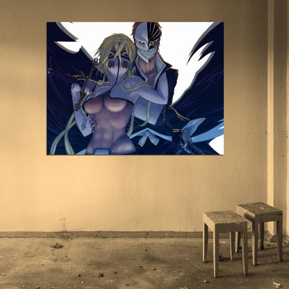 Tier Harribel Ichigo Kurosaki Mask Bleach Hot Anime Manga Art Wall Art Print Poster