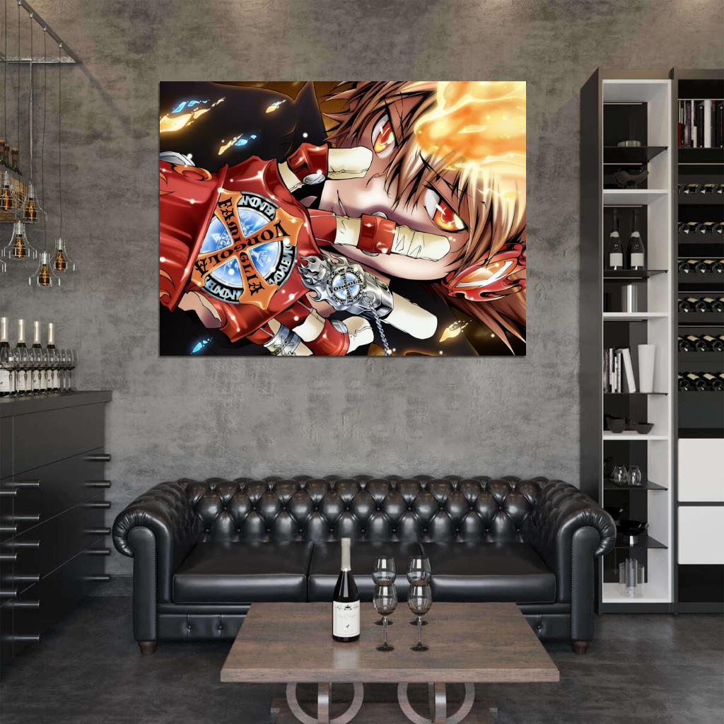 Katekyo Hitman Reborn Sawada Tsunayoshi Anime Manga Art Wall Art Print Poster