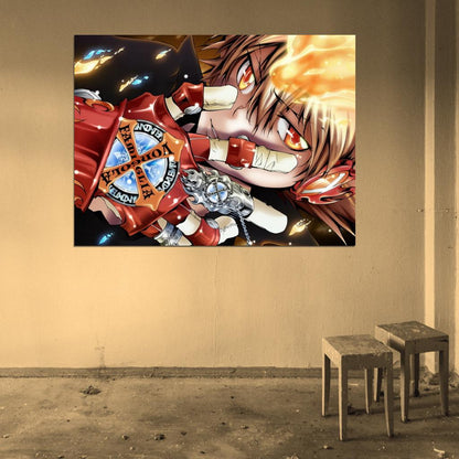 Katekyo Hitman Reborn Sawada Tsunayoshi Anime Manga Art Wall Art Print Poster