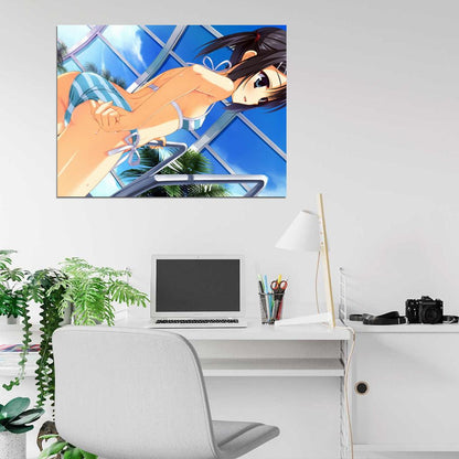 Dracu-riot! Mera Azusa Hot Bikini Wet Sexy Butt Anime Manga Art Wall Art Print Poster
