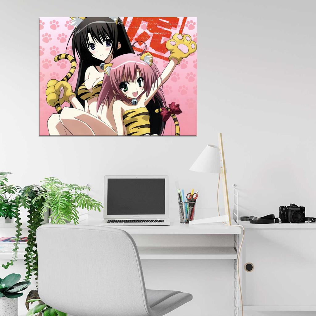 Seitokai No Ichizon Anime Manga Art Wall Art Print Poster