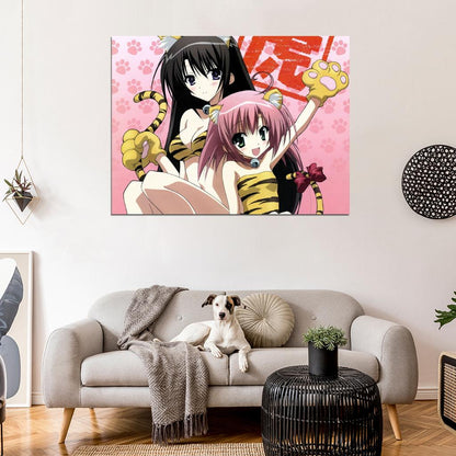 Seitokai No Ichizon Anime Manga Art Wall Art Print Poster