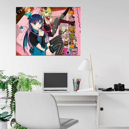 Panty And Stocking Anime Manga Art Wall Art Print Poster