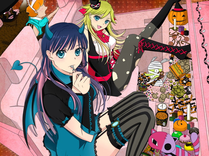Panty And Stocking Anime Manga Art Wall Art Print Poster