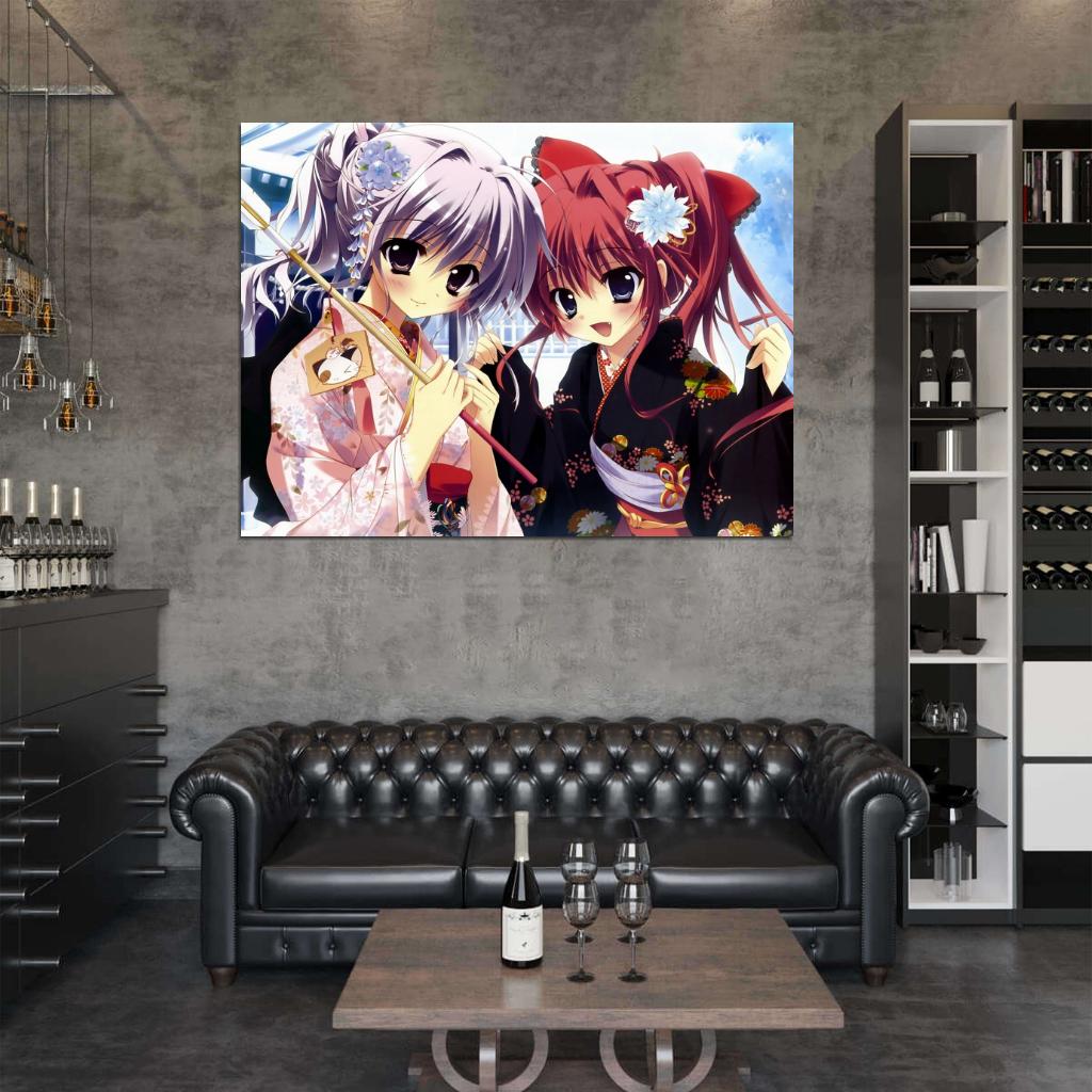 Mashiroiro Symphony Anime Manga Art Wall Art Print Poster