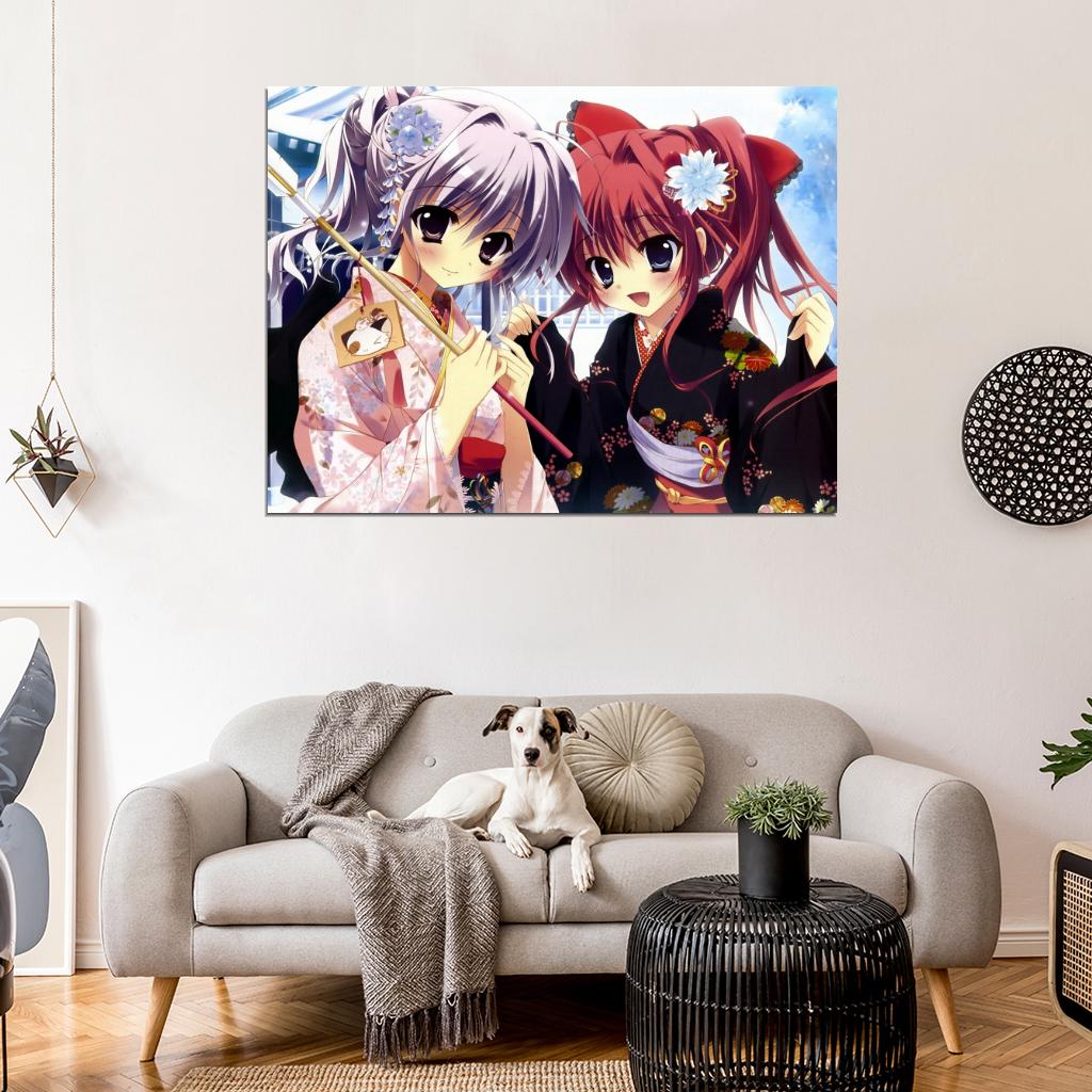 Mashiroiro Symphony Anime Manga Art Wall Art Print Poster