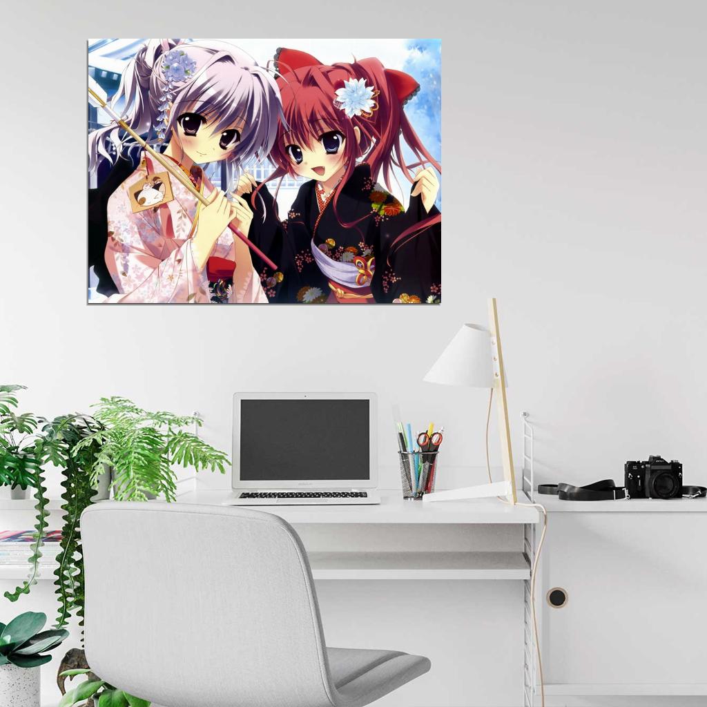 Mashiroiro Symphony Anime Manga Art Wall Art Print Poster