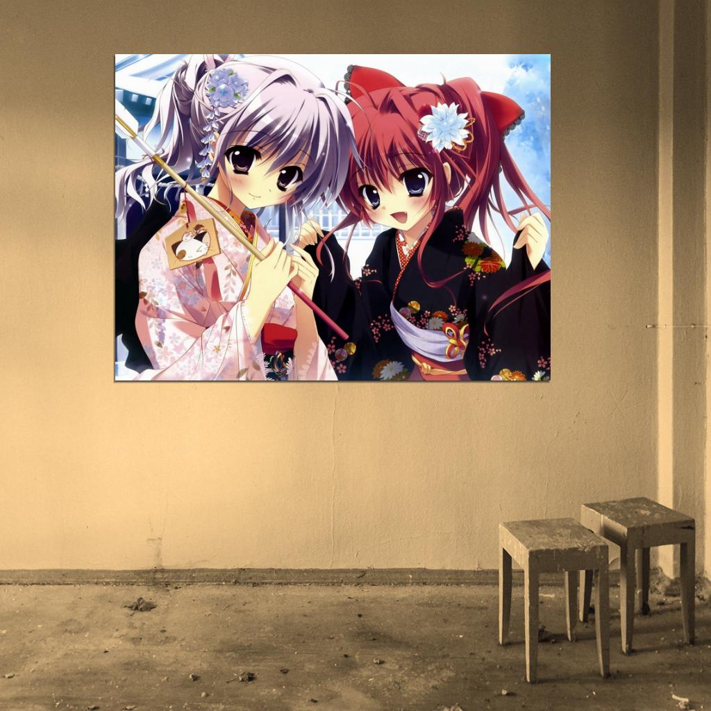 Mashiroiro Symphony Anime Manga Art Wall Art Print Poster
