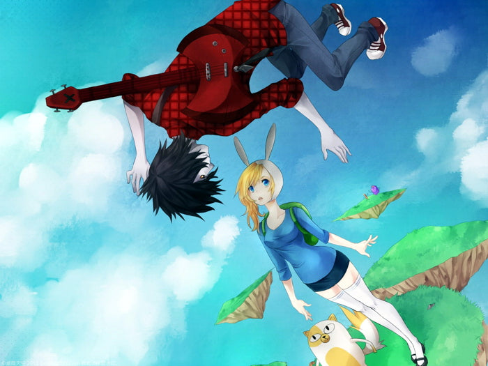 Adventure Time Painting Cartoon Art Wall Art Print Poster