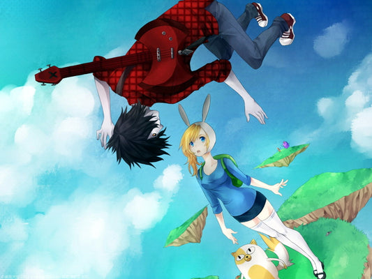 Adventure Time Painting Cartoon Art Wall Art Print Poster